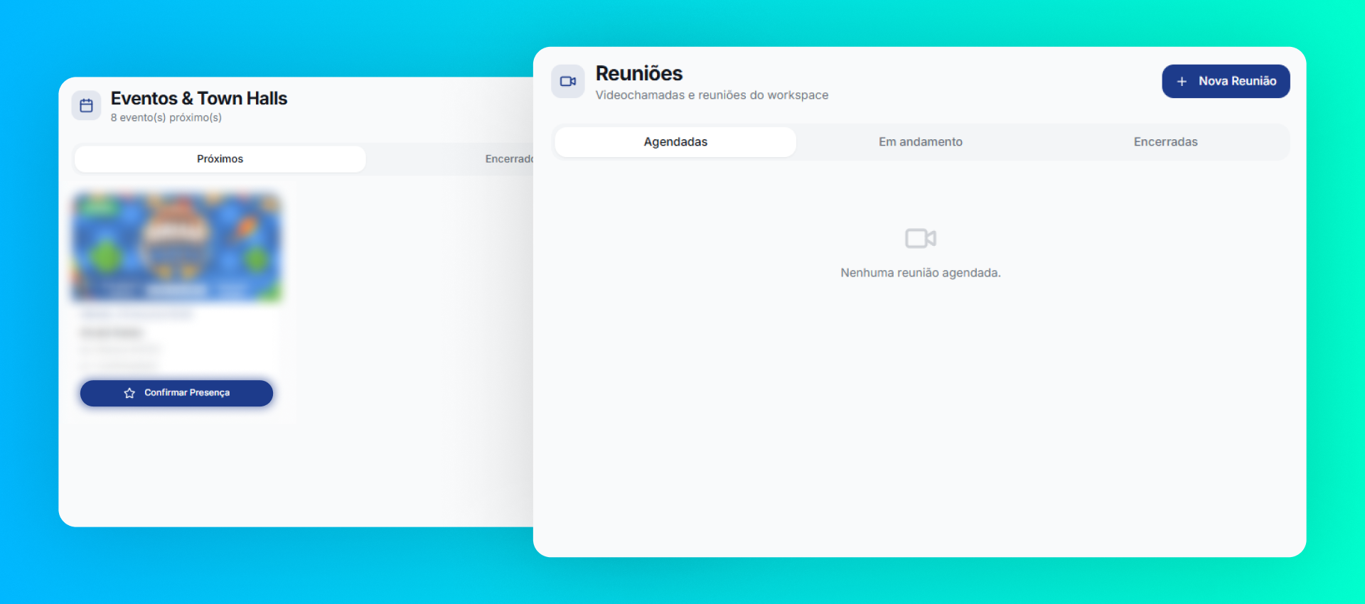 Reuniões na Weuny